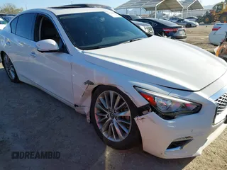 2021 Infiniti Q50 3.0t LUXE with VIN JN1EV7BP1MM706731, listed as a IAAI auction lot 41759557 with 30,907 mi miles. Bid and sale history available at carsss.com. Image 6.