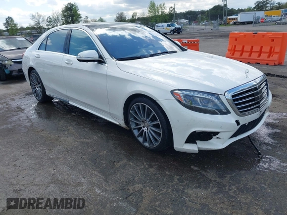 2015 Mercedes-Benz S 550 with VIN WDDUG8CB1FA190490, listed as a IAAI auction lot 42022684 with 68,930 mi miles and . Bid and sale history available at DreamBid. Image 1.