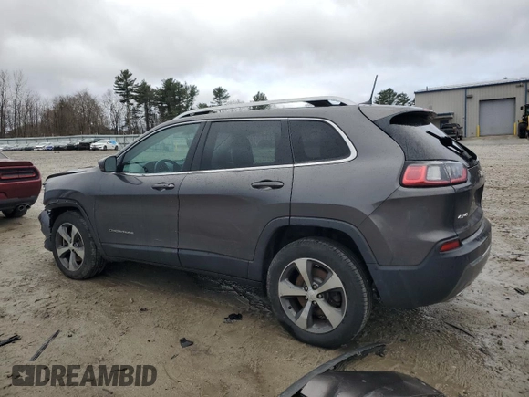 2019 Jeep Cherokee Limited with VIN 1C4PJMDX6KD322633, listed as a Copart auction lot 50146875 with 62,743 mi miles and Salvage Title. Bid and sale history available at carsss.com. Image 2.