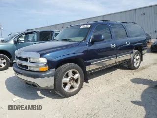 2005 Chevrolet Suburban Z71 z VIN 3GNFK16Z35G198454, wystawiony jako Copart lot #55534505 z przebiegiem 216 878 mil mil oraz Szkoda całkowita • Salvage title. Historia ofert i sprzedaży dostępna na DreamBid. Obrazek 1.