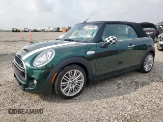 2017 MINI Convertible Cooper S with VIN WMWWG9C31H3C81249, listed as a Copart auction lot 57081835 with 49,378 mi miles and Salvage title. Bid and sale history available at DreamBid. Image 1.