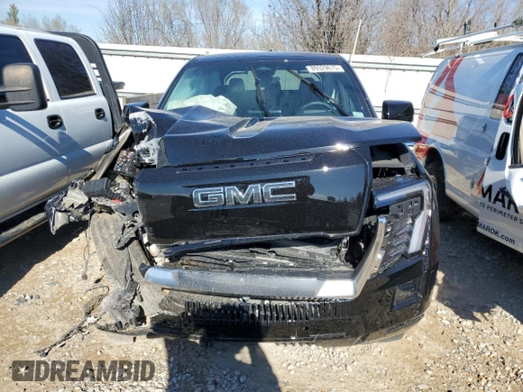2025 GMC Sierra 1500 with VIN 1GT40LEL1SU402045, listed as a Copart auction lot 89329675 with Not Provided miles and Salvage Title. Bid and sale history available at DreamBid. Image 5.
