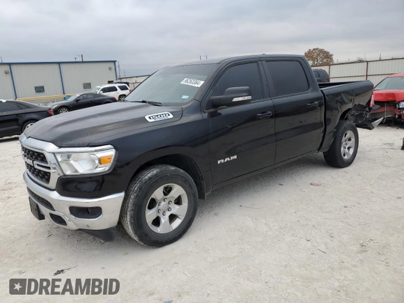 2022 Ram 1500 Big Horn with VIN 1C6RREFG0NN472389, listed as a Copart auction lot 86263364 with 37,083 mi miles and Salvage title. Bid and sale history available at DreamBid. Image 1.