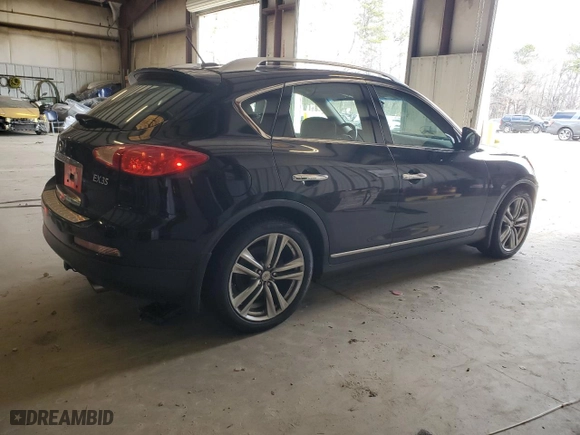2012 Infiniti EX35 Journey with VIN JN1AJ0HR8CM451262, listed as a Copart auction lot 45852595 with 141,312 mi miles and Salvage Title. Bid and sale history available at carsss.com. Image 3.
