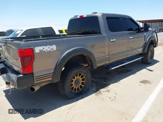 2021 Ford F-250 XL with VIN 1FT7W2B61MEC60958, listed as a IAAI auction lot 42458814 with 31,531 mi miles and . Bid and sale history available at DreamBid. Image 4.