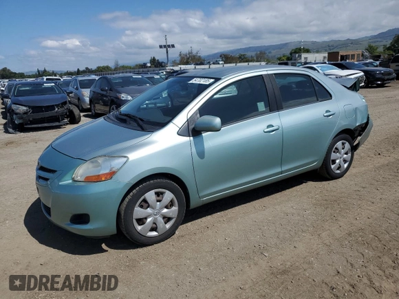 2008 Toyota Yaris with VIN JTDBT923481241884, listed as a Copart auction lot 54702185 with 82,053 mi miles and Salvage Title. Bid and sale history available at DreamBid. Image 1.