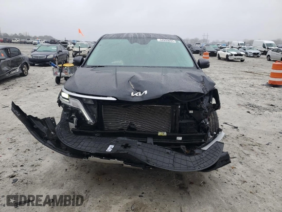 2024 Kia Carnival LX with VIN KNDNB4H35R6325775, listed as a Copart auction lot 44933695 with 20,996 mi miles and Salvage Title. Bid and sale history available at carsss.com. Image 5.