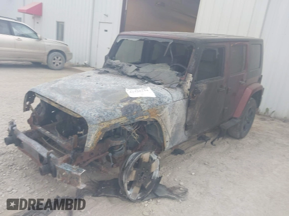 2008 Jeep Wrangler Unlimited Sahara z VIN 1J4GA59188L595981, wystawiony jako IAAI lot #42428134 z przebiegiem Nie podano mil oraz . Historia ofert i sprzedaży dostępna na DreamBid. Obrazek 2.