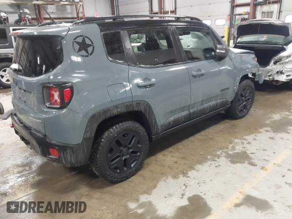 2017 Jeep Renegade Trailhawk z VIN ZACCJBCB4HPE86966, wystawiony jako IAAI lot #41502978 z przebiegiem 144 723 mil mil oraz . Historia ofert i sprzedaży dostępna na DreamBid. Obrazek 4.