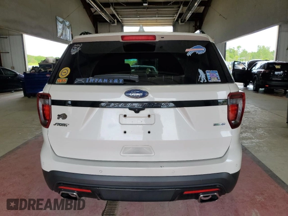 2016 Ford Explorer Sport z VIN 1FM5K8GT0GGC31749, wystawiony jako Copart lot #58024055 z przebiegiem 99 220 mil mil oraz Szkoda całkowita • Salvage title. Historia ofert i sprzedaży dostępna na DreamBid. Obrazek 6.