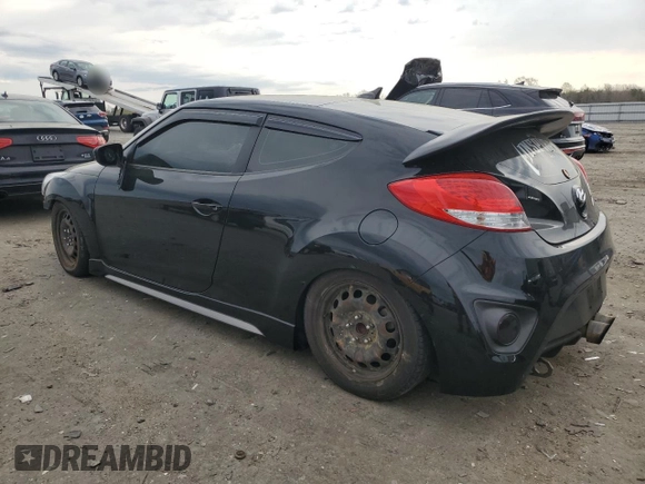 2013 Hyundai Veloster Turbo z VIN KMHTC6AE7DU152689, wystawiony jako Copart lot #51569125 z przebiegiem 102 152 mil mil oraz Szkoda całkowita • Salvage title. Historia ofert i sprzedaży dostępna na DreamBid. Obrazek 2.