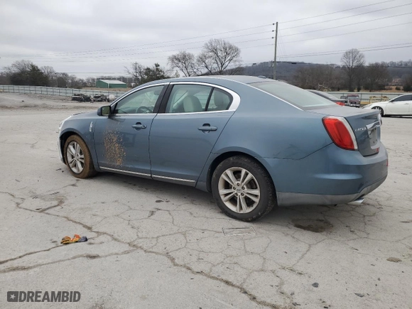 2010 Lincoln MKS with VIN 1LNHL9DR6AG609153, listed as a Copart auction lot 43089225 with 0 mi miles and Salvage Title. Bid and sale history available at carsss.com. Image 2.