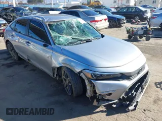 2024 Honda Civic Sedan Sport with VIN 2HGFE2F51RH562414, listed as a IAAI auction lot 41669727 with 10,689 mi miles. Bid and sale history available at carsss.com. Image 1.