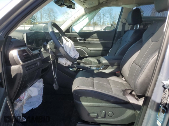 2025 Kia Telluride EX with VIN 5XYP34GC1SG575766, listed as a Copart auction lot 47440575 with 2,978 mi miles and Salvage Title. Bid and sale history available at DreamBid. Image 7.