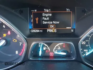 2018 Ford Escape S with VIN 1FMCU0F77JUA84538, listed as a IAAI auction lot 41611602 with 28,284 mi miles and . Bid and sale history available at carsss.com. Image 7.