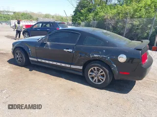 2005 Ford Mustang Deluxe with VIN 1ZVFT80N255111782, listed as a IAAI auction lot 42145903 with 243,853 mi miles. Bid and sale history available at carsss.com. Image 3.