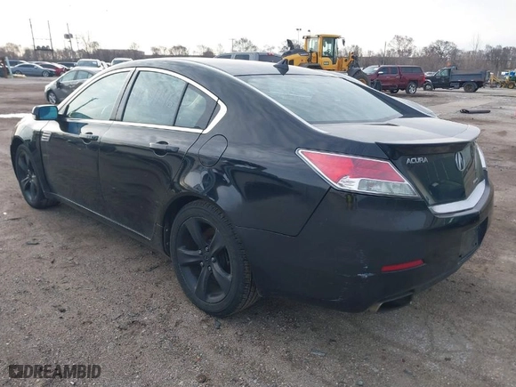 2012 Acura TL Tech Auto with VIN 19UUA9F58CA010491, listed as a IAAI auction lot 41824746 with 203328 miles. Bid and sale history available at carsss.com. Image 3.