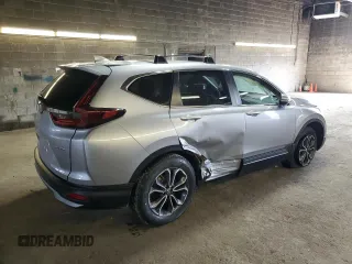 2021 Honda CR-V EX with VIN 2HKRW2H59MH652092, listed as a Copart auction lot 87620235 with 28,012 mi miles and Salvage Title. Bid and sale history available at carsss.com. Image 3.
