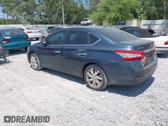 2013 Nissan Sentra SV with VIN 3N1AB7AP9DL749958, listed as a IAAI auction lot 42063439 with 140,799 mi miles. Bid and sale history available at carsss.com. Image 3.
