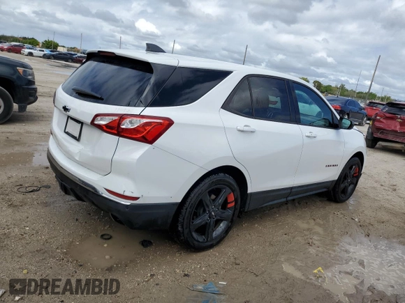 2020 Chevrolet Equinox LT with VIN 2GNAXLEX4L6105750, listed as a Copart auction lot 46660935 with 55,847 mi miles and Non Repairable. Bid and sale history available at carsss.com. Image 3.