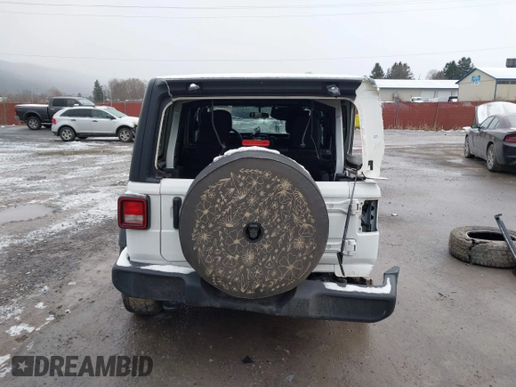 2021 Jeep Wrangler Unlimited Sport Altitude with VIN 1C4HJXDG2MW791599, listed as a IAAI auction lot 41235427 with 47,220 mi miles and . Bid and sale history available at DreamBid. Image 17.