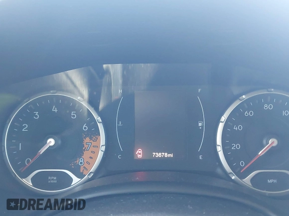 2017 Jeep Renegade Latitude with VIN ZACCJABB9HPE65123, listed as a IAAI auction lot 41856382 with 73,678 mi miles. Bid and sale history available at carsss.com. Image 7.