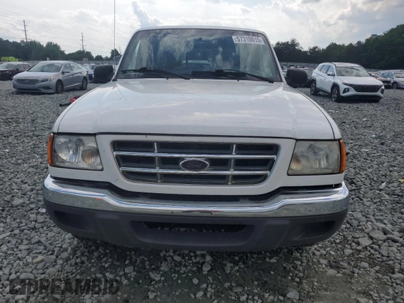 2002 Ford Ranger XL Fleet with VIN 1FTYR44U42TA55243, listed as a Copart auction lot 57310015 with 135,974 mi miles and Salvage title. Bid and sale history available at DreamBid. Image 5.