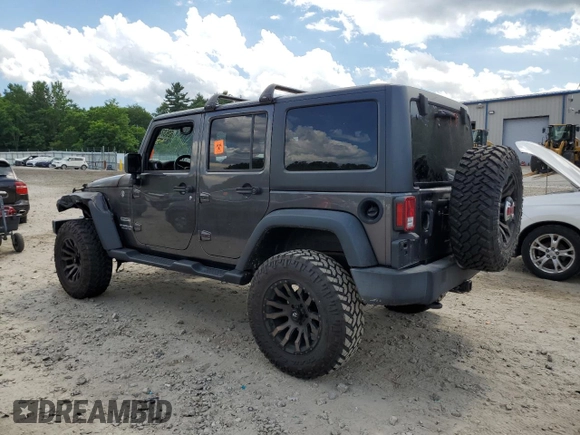 2017 Jeep Wrangler Unlimited Sport with VIN 1C4HJWDG3HL542066, listed as a Copart auction lot 62637435 with Not provided miles and Salvage title. Bid and sale history available at DreamBid. Image 2.