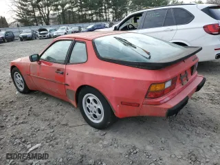 1987 Porsche 944 with VIN WP0AA0946HN450354, listed as a Copart auction lot 84076654 with 119,161 mi miles and Clean Title. Bid and sale history available at carsss.com. Image 2.