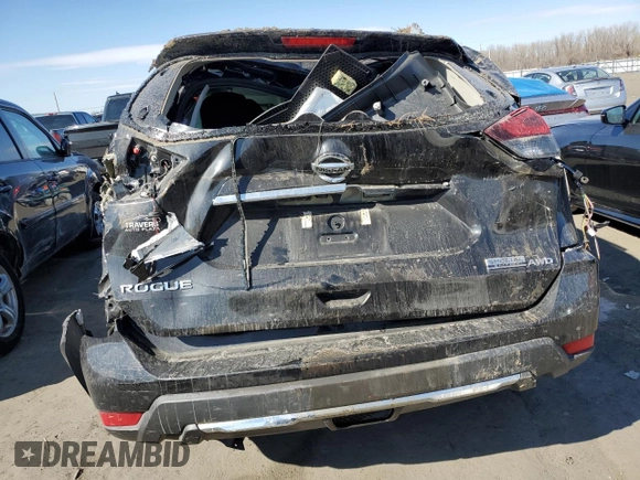 2019 Nissan Rogue SL with VIN 5N1AT2MVXKC804364, listed as a Copart auction lot 41908064 with 0 mi miles and Salvage Title. Bid and sale history available at carsss.com. Image 6.