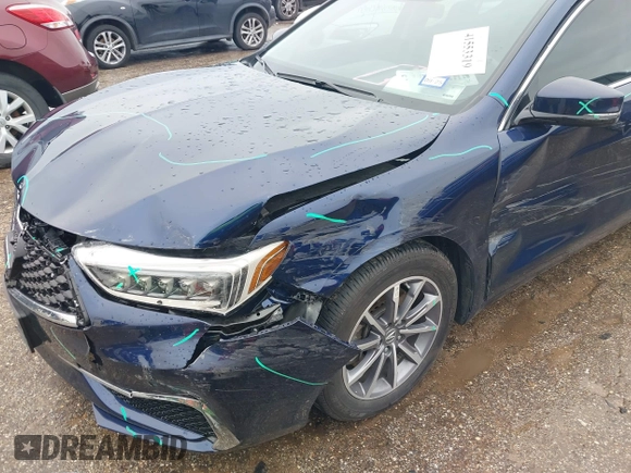 2020 Acura TLX w/Technology Pkg with VIN 19UUB1F57LA015342, listed as a IAAI auction lot 41553319 with 18,111 mi miles. Bid and sale history available at carsss.com. Image 19.