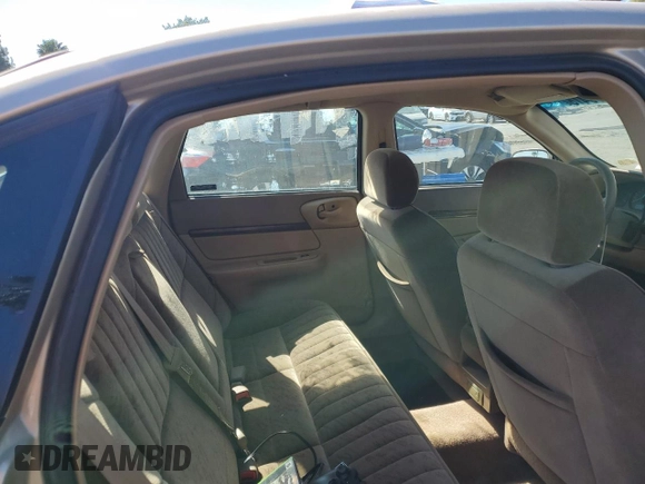 2000 Chevrolet Impala z VIN 2G1WF55K3Y9258992, wystawiony jako Copart lot #45476415 z przebiegiem Nie podano mil oraz Szkoda całkowita • Salvage title. Historia ofert i sprzedaży dostępna na DreamBid. Obrazek 10.