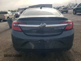2017 Buick Regal Premium II with VIN 2G4GR5GX0H9130698, listed as a Copart auction lot 50827435 with 38,375 mi miles and Salvage Title. Bid and sale history available at carsss.com. Image 6.