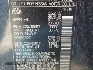 2016 Nissan Rogue SV with VIN KNMAT2MVXGP667494, listed as a Copart auction lot 50709485 with 70,187 mi miles and Salvage Title. Bid and sale history available at carsss.com. Image 14.