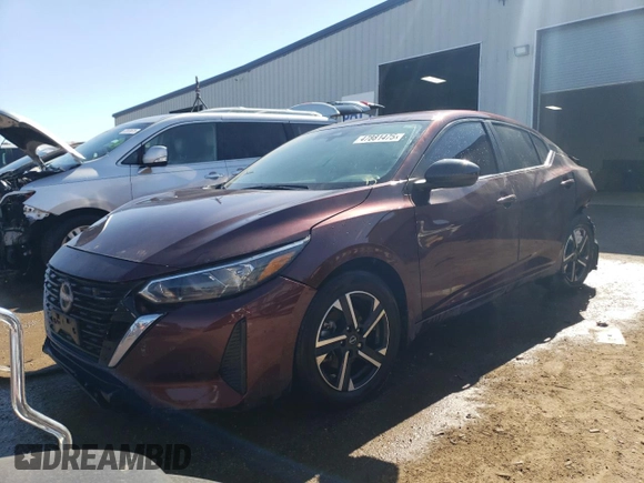 2024 Nissan Sentra SV with VIN 3N1AB8CV7RY304999, listed as a Copart auction lot 47881475 with 39,071 mi miles and Salvage Title. Bid and sale history available at DreamBid. Image 1.