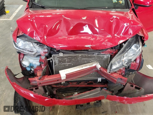 2017 Honda Fit LX with VIN JHMGK5H57HS019536, listed as a Copart auction lot 52028695 with 69,204 mi miles and Non Repairable. Bid and sale history available at carsss.com. Image 12.