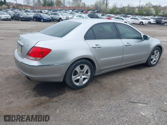 2008 Acura RL Tech Pkg with VIN JH4KB16698C003234, listed as a IAAI auction lot 42016577 with 1 mi miles. Bid and sale history available at carsss.com. Image 4.