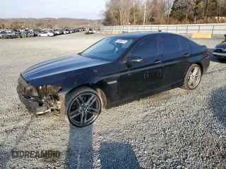 2015 BMW 5 Series 535i with VIN WBA5B1C50FD918875, listed as a Copart auction lot 43802075 with 106,283 mi miles and Salvage Title. Bid and sale history available at carsss.com. Image 1.