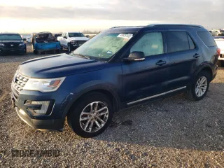 2017 Ford Explorer XLT with VIN 1FM5K7DH5HGA57575, listed as a Copart auction lot 48836105 with 157,128 mi miles and Clean Title. Bid and sale history available at carsss.com. Image 1.
