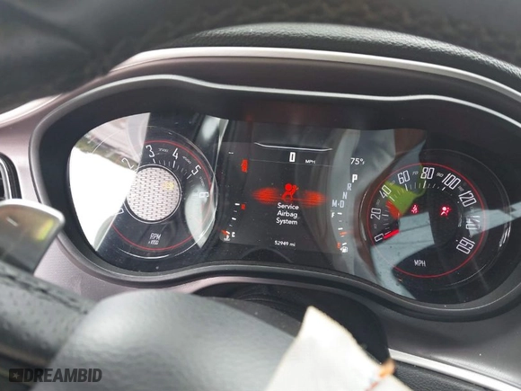 2019 Dodge Challenger GT with VIN 2C3CDZJG1KH708679, listed as a IAAI auction lot 40426100 with 52,949 mi miles. Bid and sale history available at carsss.com. Image 15.