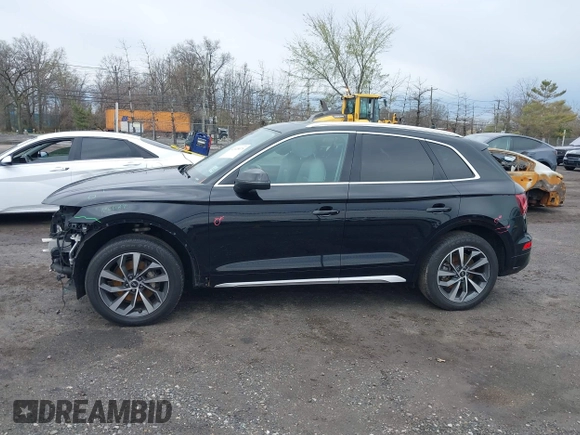 2021 Audi Q5 Premium Plus with VIN WA1BAAFYXM2117064, listed as a IAAI auction lot 42025878 with 75,766 mi miles and . Bid and sale history available at DreamBid. Image 14.