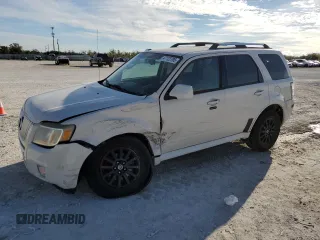 2010 Mercury Mariner Premier with VIN 4M2CN8H77AKJ04029, listed as a Copart auction lot 47122795 with 183,481 mi miles and Salvage Title. Bid and sale history available at carsss.com. Image 1.