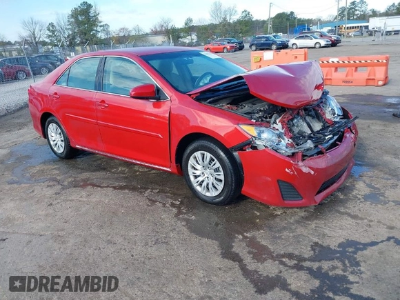 2014 Toyota Camry L with VIN 4T4BF1FK3ER435781, listed as a IAAI auction lot 41882265 with 28,509 mi miles. Bid and sale history available at carsss.com. Image 1.
