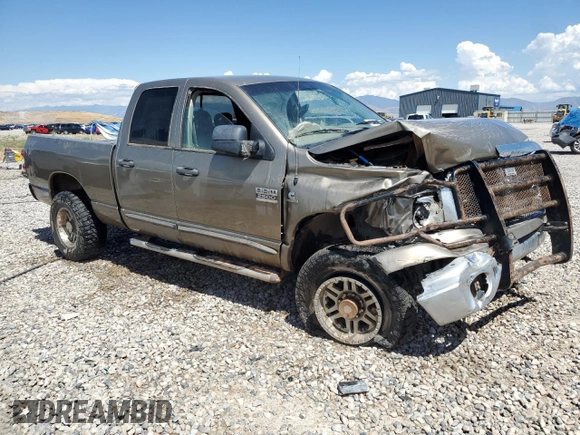 2007 Dodge Ram 2500 SLT with VIN 3D7KS28CX7G755360, listed as a Copart auction lot 66361254 with 0 mi miles and Salvage Title. Bid and sale history available at carsss.com. Image 4.