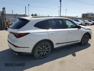 2024 Acura MDX Type S w/Advance Package with VIN 5J8YD8H81RL001171, listed as a Copart auction lot 54366615 with 23,669 mi miles and Salvage Title. Bid and sale history available at carsss.com. Image 3.