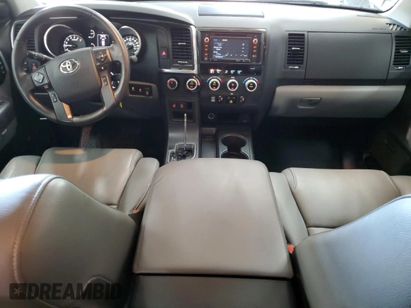2019 Toyota Sequoia Limited with VIN 5TDJY5G14KS169284, listed as a Copart auction lot 59687854 with 81,162 mi miles and Salvage Title. Bid and sale history available at carsss.com. Image 8.