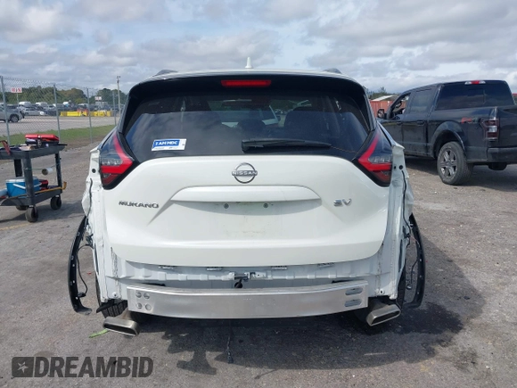2023 Nissan Murano SV with VIN 5N1AZ2BJ7PC111015, listed as a IAAI auction lot 41630173 with 22,267 mi miles. Bid and sale history available at carsss.com. Image 16.