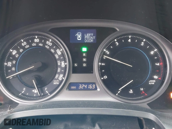 2010 Lexus IS 350 with VIN JTHBE5C28A5024666, listed as a IAAI auction lot 41431258 with 324,169 mi miles and . Bid and sale history available at DreamBid. Image 7.