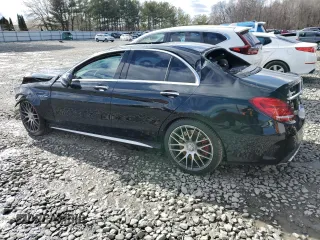 2017 Mercedes-Benz C 63 S AMG with VIN 55SWF8HB7HU200477, listed as a Copart auction lot 45185485 with Not provided miles and Salvage title. Bid and sale history available at DreamBid. Image 2.