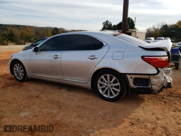 2012 Lexus LS 460 with VIN JTHCL5EF8C5014605, listed as a Copart auction lot 81706824 with Not provided miles and Salvage title. Bid and sale history available at DreamBid. Image 2.
